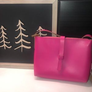 J Crew fuschia cross body